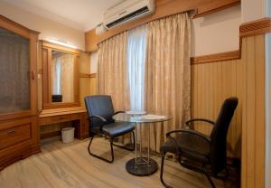Posezení v ubytování Hotel Vashanth Krishna