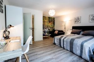 Postel nebo postele na pokoji v ubytování Bredal Kro