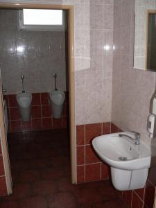 Koupelna v ubytování Hotel-Restaurant U Švábků