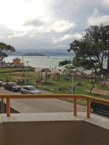 a view of a park with a playground at ILHAS CANARIAS APTO 101 in Florianópolis