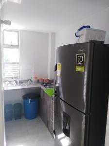 Køkken eller tekøkken på Apartamento vacacional en Santa Marta