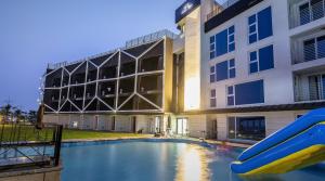 Bazén v ubytování Gladsheim Hotel nebo v jeho okolí