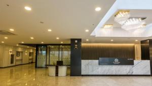 Vstupní hala nebo recepce v ubytování Gladsheim Hotel + 37 fotografií