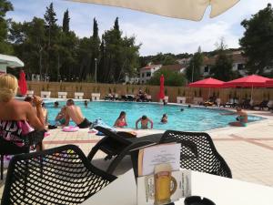 Bazén v ubytování Apartment Prancic nebo v jeho okolí