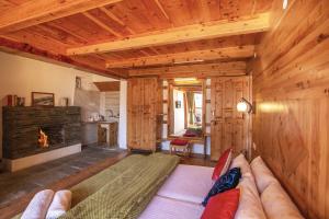 Posezení v ubytování Zostel Homes Cheog (Shimla)