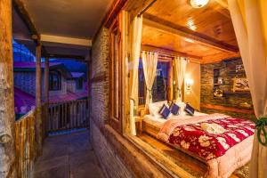 Postel nebo postele na pokoji v ubytování Zostel Homes Cheog (Shimla)