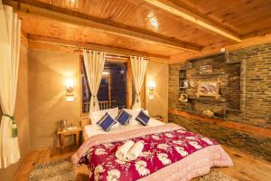Postel nebo postele na pokoji v ubytování Zostel Homes Cheog (Shimla)
