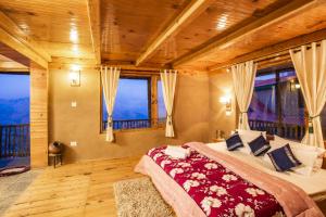 Postel nebo postele na pokoji v ubytování Zostel Homes Cheog (Shimla)