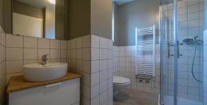 Kúpeľňa v ubytovaní Villa Gambera