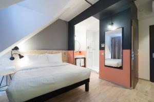 Rúm í herbergi á ibis Styles Wien Messe Prater