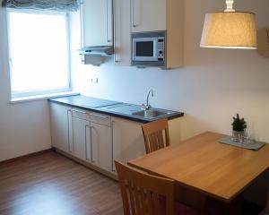Kuchyňa alebo kuchynka v ubytovaní Apartments Domino