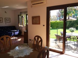 Posezení v ubytování Bungalow Perla