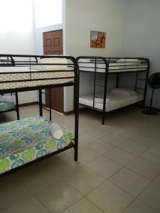 Postel nebo postele na pokoji v ubytování Blue Morpho House B&B