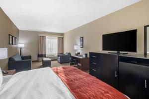 TV a/nebo společenská místnost v ubytování Comfort Inn & Suites Cedar Hill Duncanville