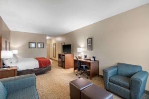TV a/nebo společenská místnost v ubytování Comfort Inn & Suites Cedar Hill Duncanville