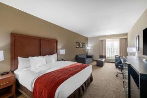 Postel nebo postele na pokoji v ubytování Comfort Inn & Suites Cedar Hill Duncanville