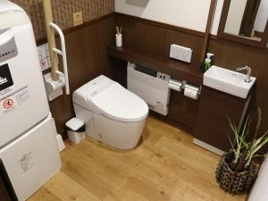 A bathroom at New Yokote
