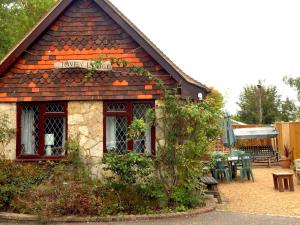 The building where the vacation home is located 