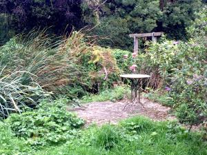 A garden outside Tovey Lodge 