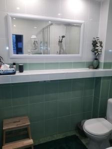Kúpeľňa v ubytovaní Apartament przy Mickiewicza + 4 fotografie