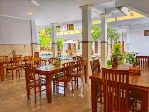 Restaurace v ubytování Serangan Inn Mimba