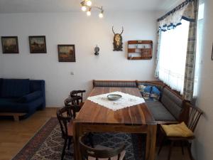 Posezení v ubytování Ferienwohnung Kupfer