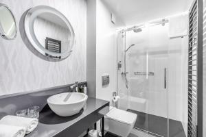 Kúpeľňa v ubytovaní Hotel Traugutta3
