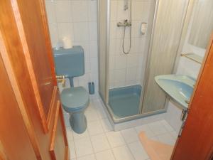 A bathroom at Hotel Silvia