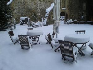 Hotel Bernat de So v zimě