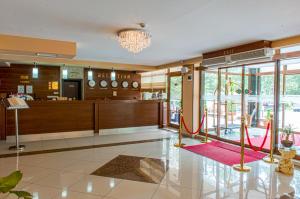 The lobby or reception area at Hotel Park Bachinovo