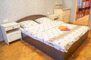 Posteľ alebo postele v izbe v ubytovaní 53 вулиця Данила Щербаківського