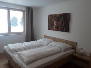 Postel nebo postele na pokoji v ubytování Appartment Hirschberg