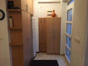 A kitchen or kitchenette at Mary Apartmanház Hévíz