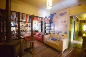 Posezení v ubytování Hostal Kuyen
