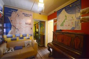 Posezení v ubytování Hostal Kuyen