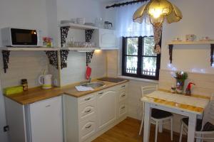 Kuchyň nebo kuchyňský kout v ubytování Apartmány Modus 2