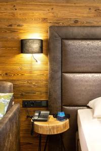Ein Bett oder Betten in einem Zimmer der Unterkunft Hotel Grüner Baum