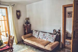 Posezení v ubytování Ferienwohnung Lackner