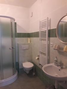 Koupelna v ubytování Ubytování Kocová