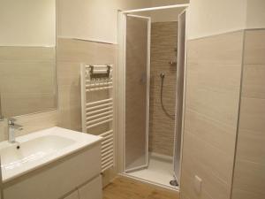 Ένα μπάνιο στο Appartamenti Col Rodella
