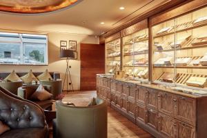 Predel za sedenje v nastanitvi Kitzbühel Lodge
