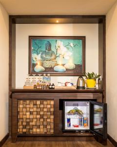 Dapur atau dapur kecil di Hotel Mystic Mountain