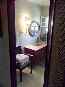 Kylpyhuone majoituspaikassa Casa na Feiticeira