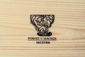 a drawing of a monkey on the side of a notebook at Pokoje u Macieja in Szczyrk