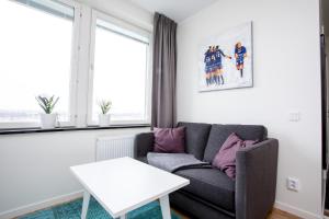 Area soggiorno di ApartDirect Linköping Arena