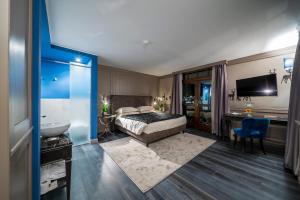 Voodi või voodid majutusasutuse Hotel Spinale toas