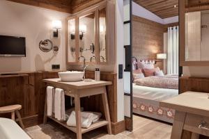 Postelja oz. postelje v sobi nastanitve Kitzbühel Lodge