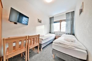 Postel nebo postele na pokoji v ubytování Panorama Gór w Karpaczu