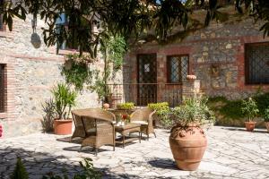 Zahrada ubytování B&B Ponte a Nappo San Gimignano