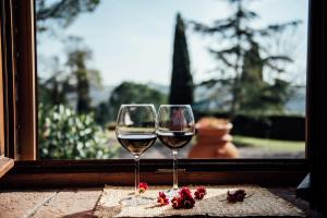 Nápoje v ubytovaní Agriturismo Palazzo Conti A